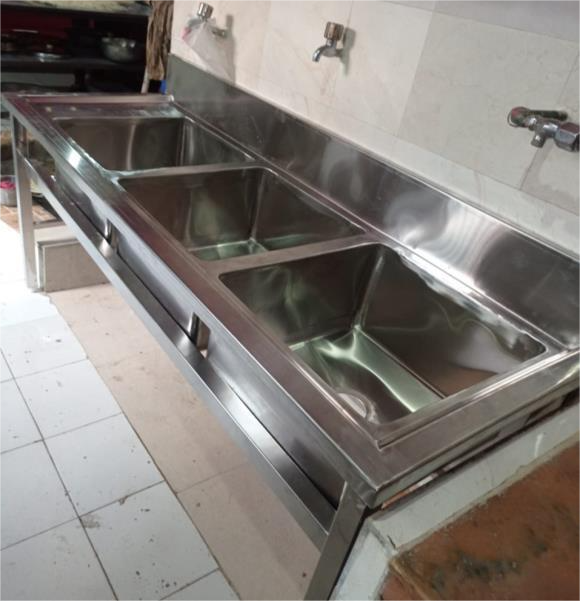 Three Bowl Sink