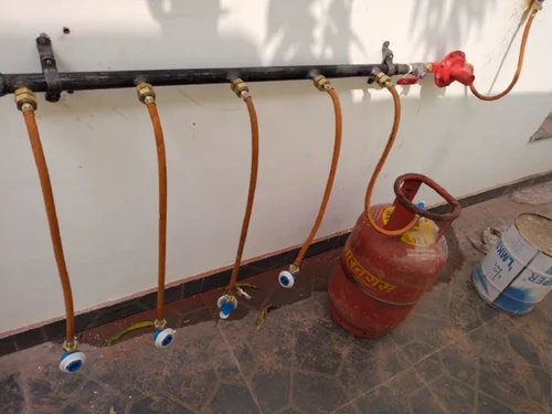 Gas pipe line Setup
